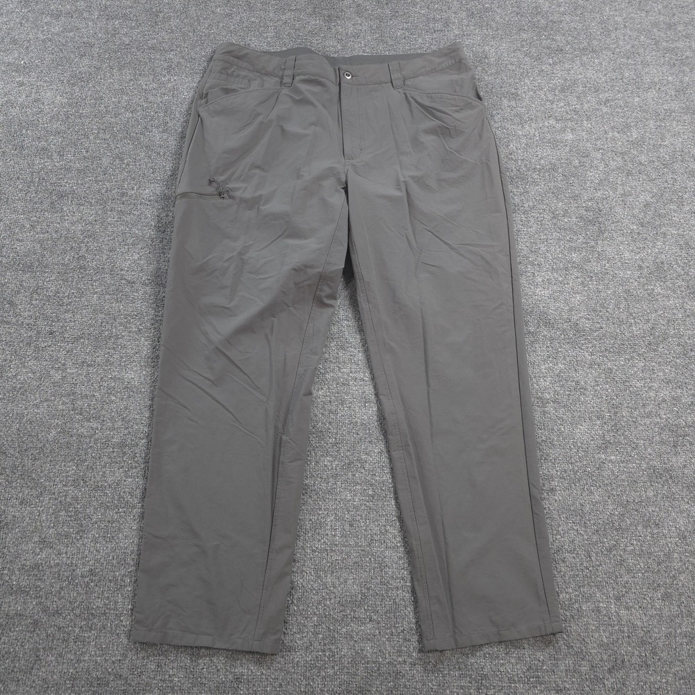 Patagonia Pants Mens 40x32 Gray Quandary Stretch Hiking Trail Camp Outdoors